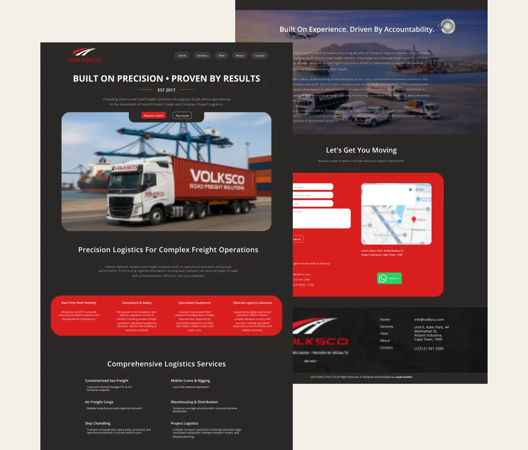 Volksco website project